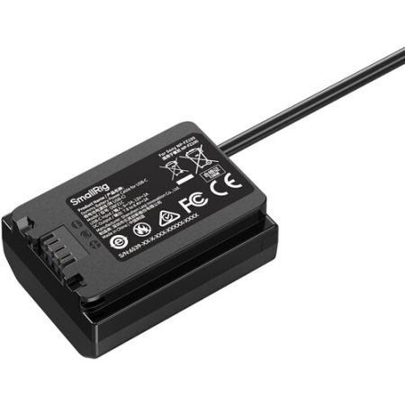 SmallRig 6539 - adapter zasilania typu Dummy, USB-C do akumulatora Sony NP-FZ100